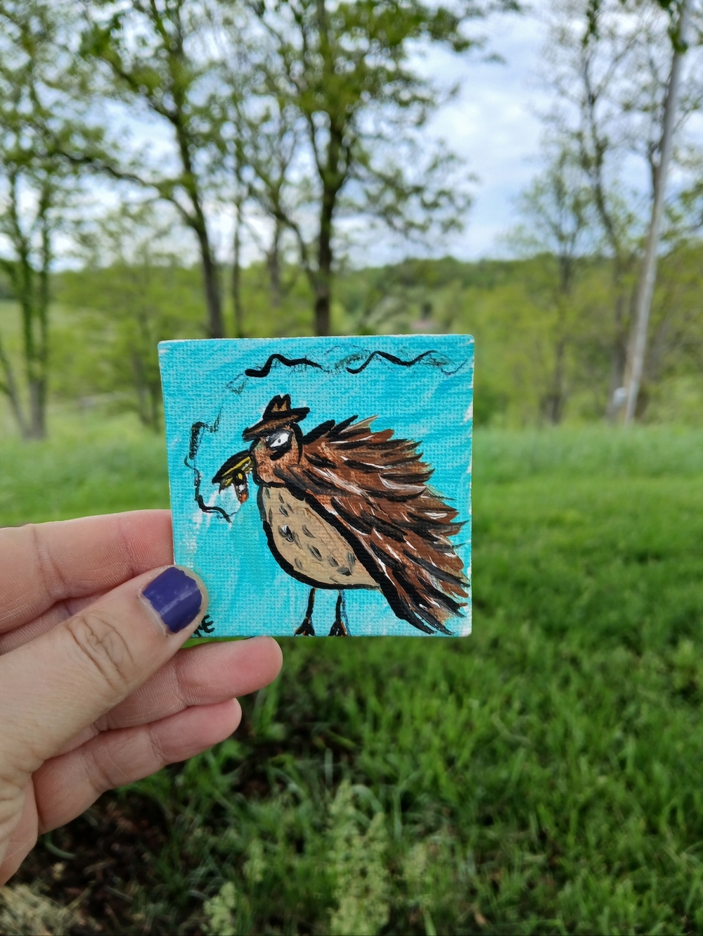Little Bird Painting